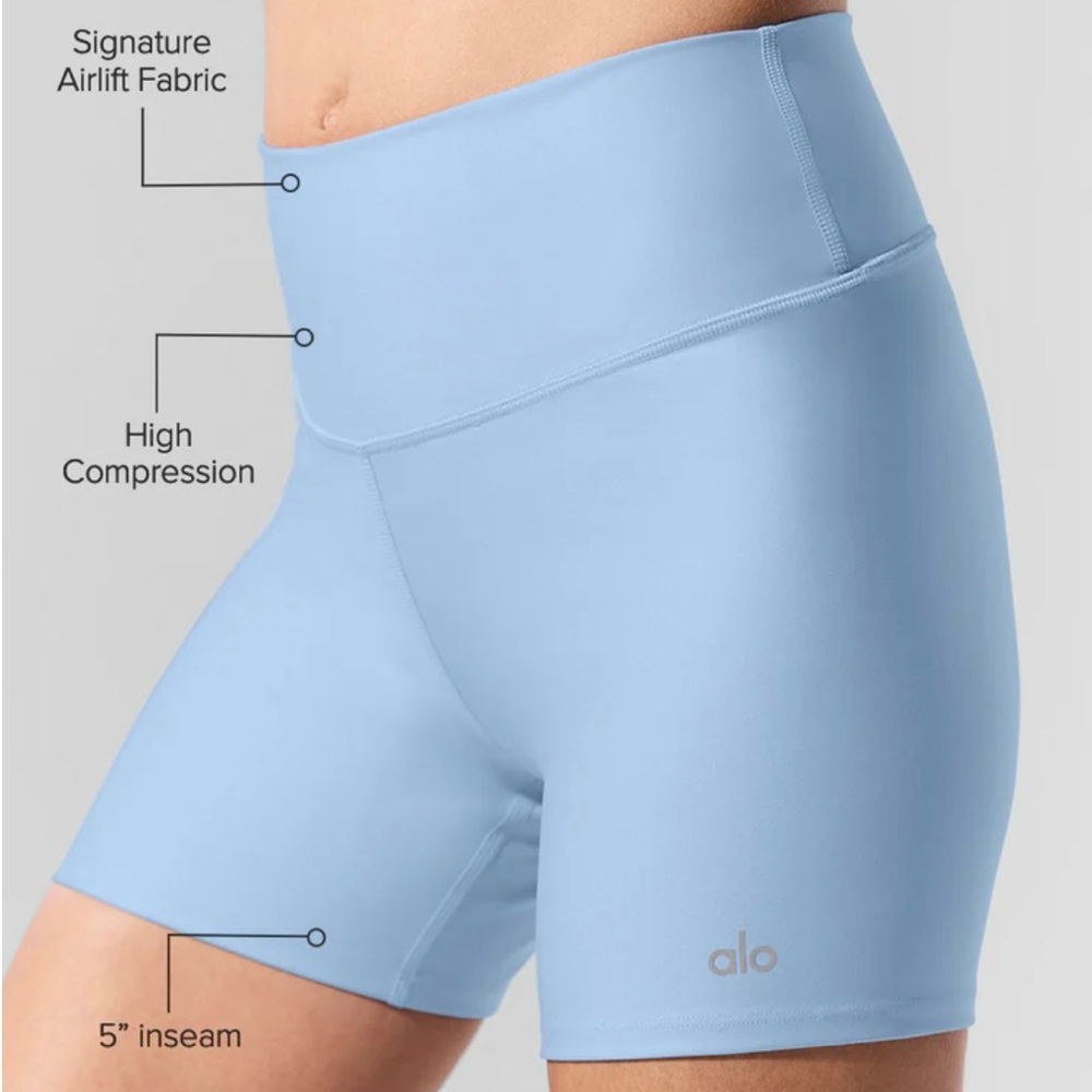 ALO Yoga , airlift energy shorts in seashell blue Blue